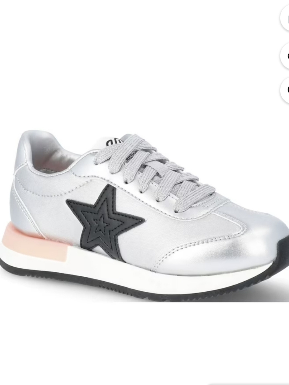 Justice Little Girls & Big Girls Jogger Sneaker Size: 4 NWT